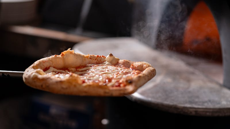 Four Cheese pizza with blend of cheeses